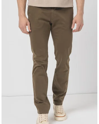 Pantaloni chino slim-fit, Kaki