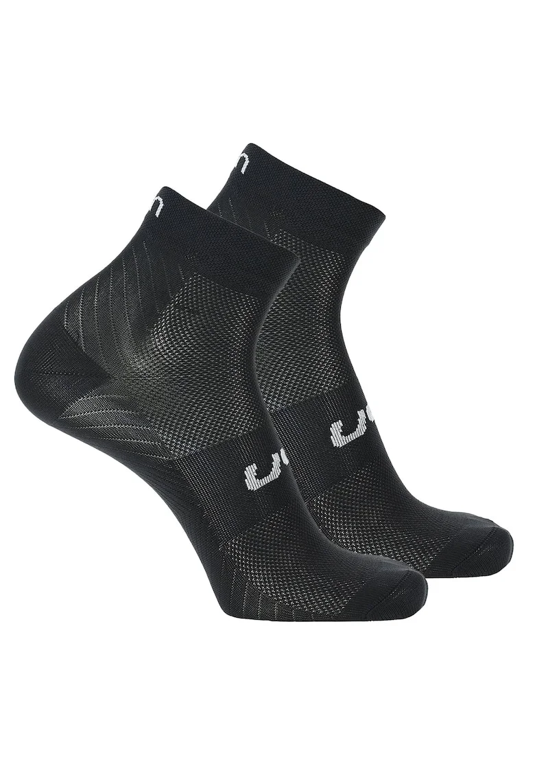 Set de sosete scurte unisec 12053 - 2 perechi, Negru