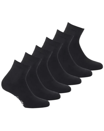 Set de sosete scurte unisex - 6 perechi, Negru
