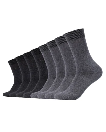 Set de sosete lungi unisex - 8 perechi, Gri