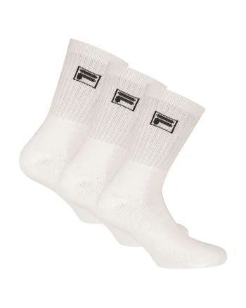 Set de sosete lungi unisex - 3 perechi, Alb