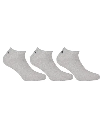 Set de sosete pana la glezna unisex - 3 perechi, Gri melange