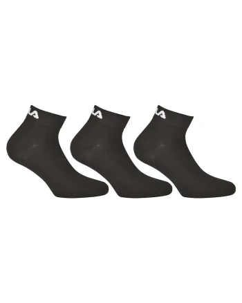 Set de sosete scurte unisex - 3 perechi, Negru