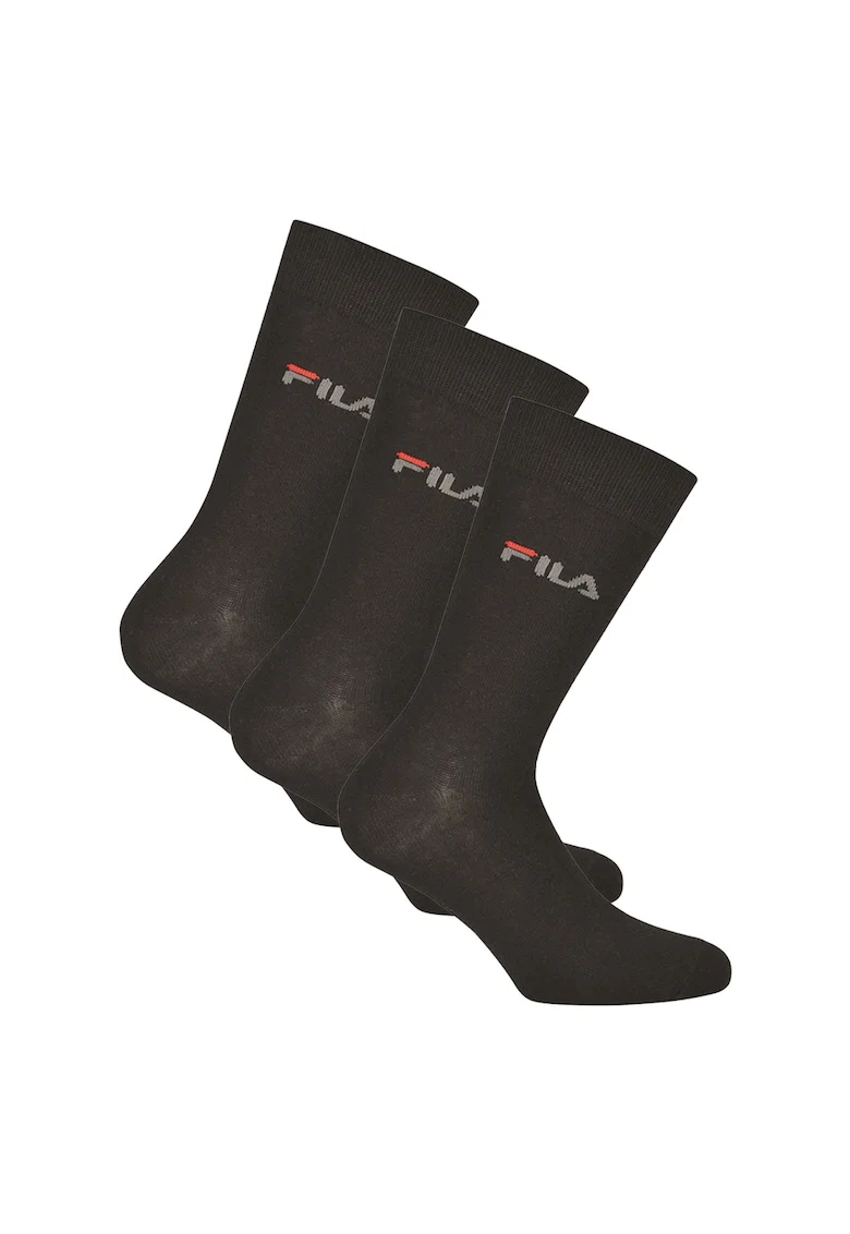 Set de sosete lungi unisex - 3 perechi, Negru