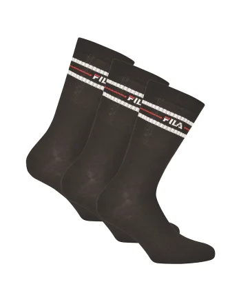 Set de sosete lungi unisex - 3 perechi, Negru