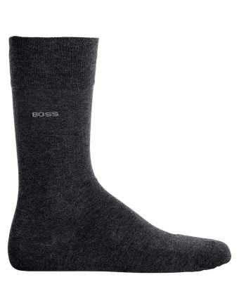 Sosete lungi cu logo MArc RS 11705, Gri antracit