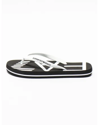 Papuci flip-flop unisex cu imprimeu logo