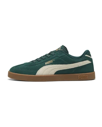 Pantofi sport Club II Era de piele intoarsa cu detaliu contrastant, Auriu/Bej/Verde persan