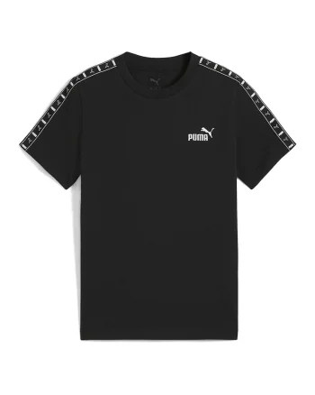 Tricou cu logo, Negru