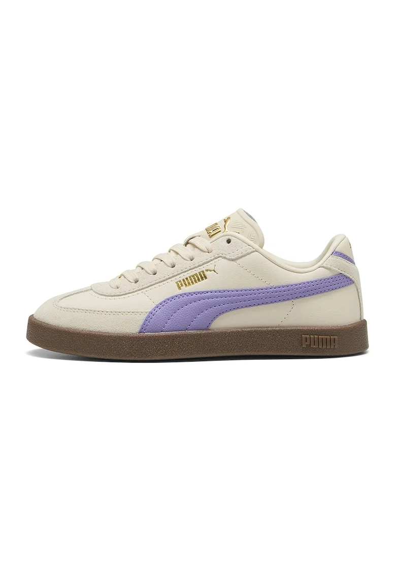 Pantofi sport Club II Era cu detalii din piele intoarsa, Lila/Bej deschis