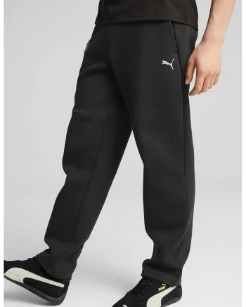 Pantaloni de trening cu banda elastica in talie, Negru stins