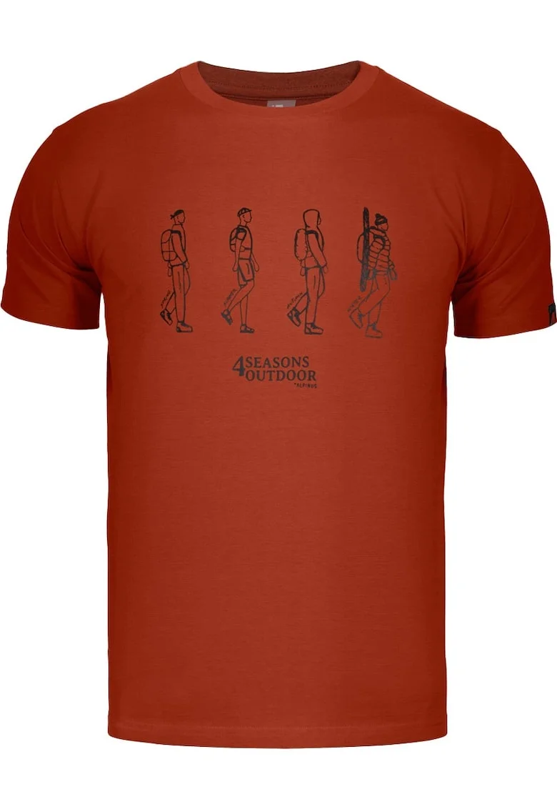 Tricou barbati,  Bumbac, Portocaliu,
