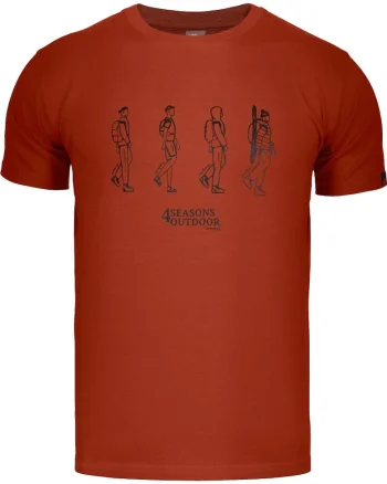 Tricou barbati,  Bumbac, Portocaliu,