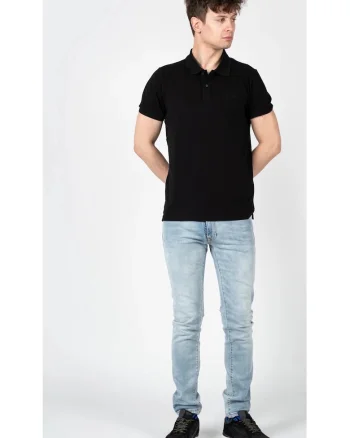 Tricou polo, Negru,
