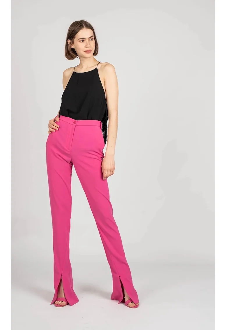 Top cu franjuri, Negru, 40