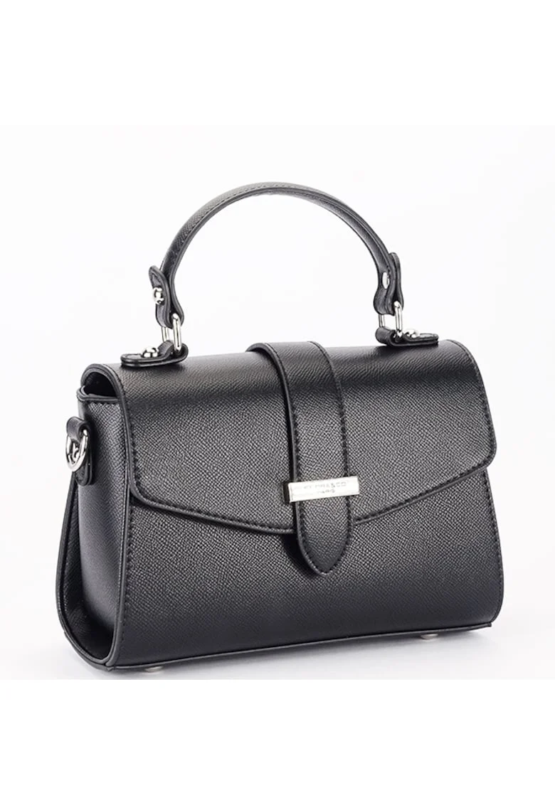Geanta mica Flora&CO F8580 M7, Negru, 15x22x9