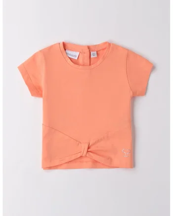Tricou cu design funda, Roz somon