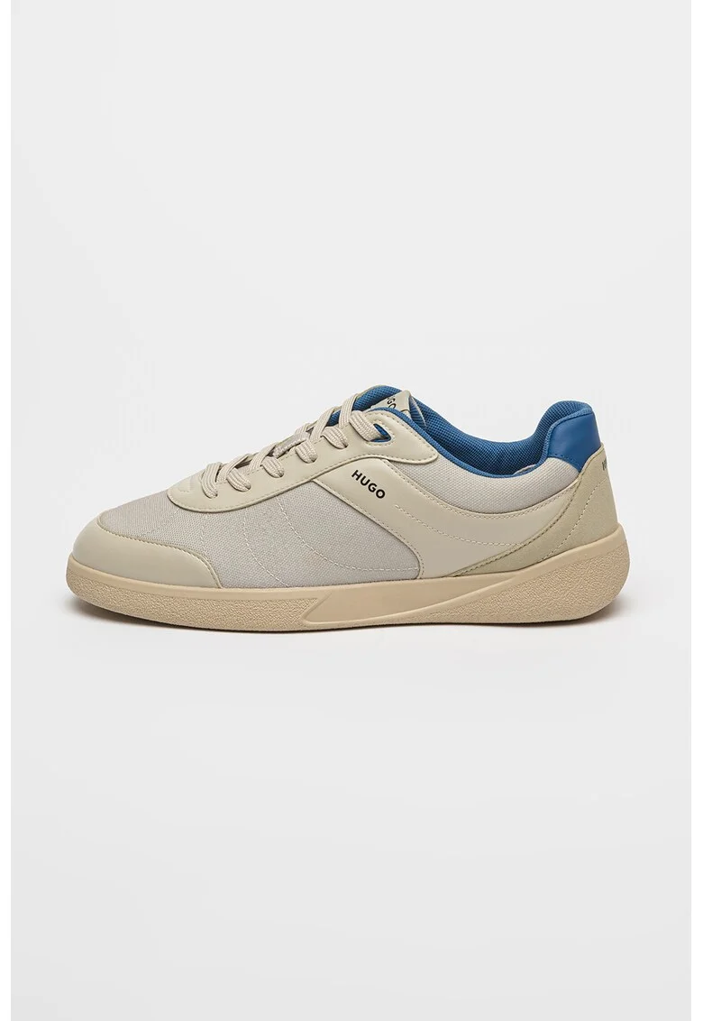 Pantofi sport cu detalii logo Riven, Verde pal/Verde feriga/Bej deschis
