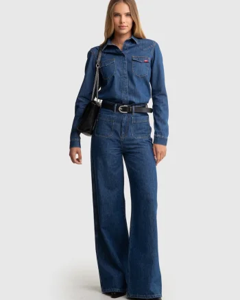 CAMASA DENIM NORRA LS 524