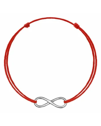 Bratara Kabbalah cu pandantiv din Argint 925 placat cu rodiu Infinit