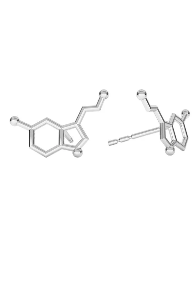 Cercei Argint 925 placat cu rodiu serotonina