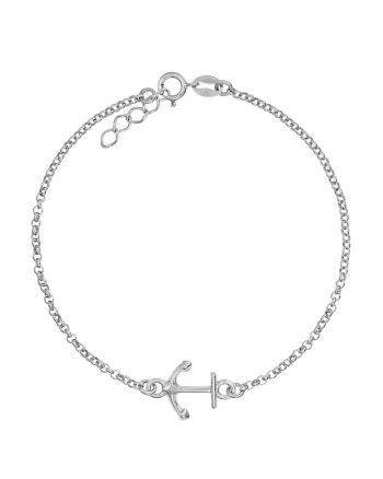 Bratara Pentru Picior Argint 925 Anchor Charm