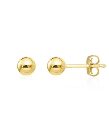 Cercei Aur 585 - 14K Ball 3mm, 4mm-Dopuri aur
