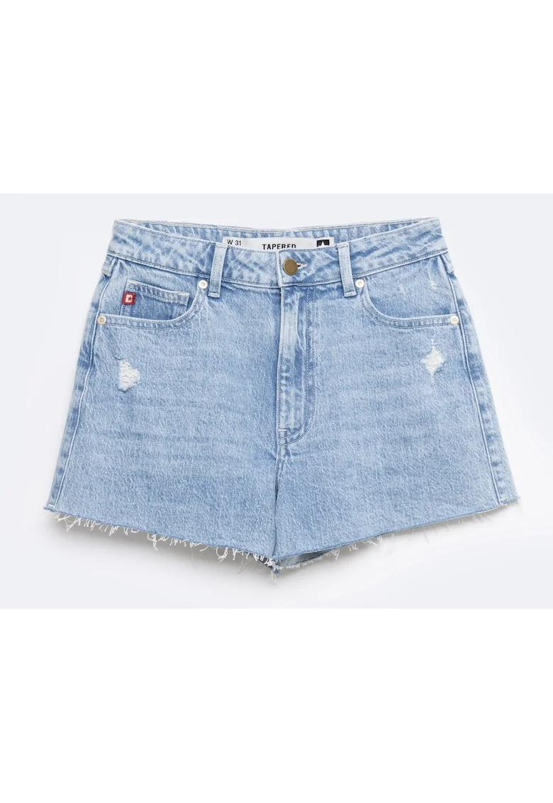 Blugi scurti cu talie inalta Authentic 284