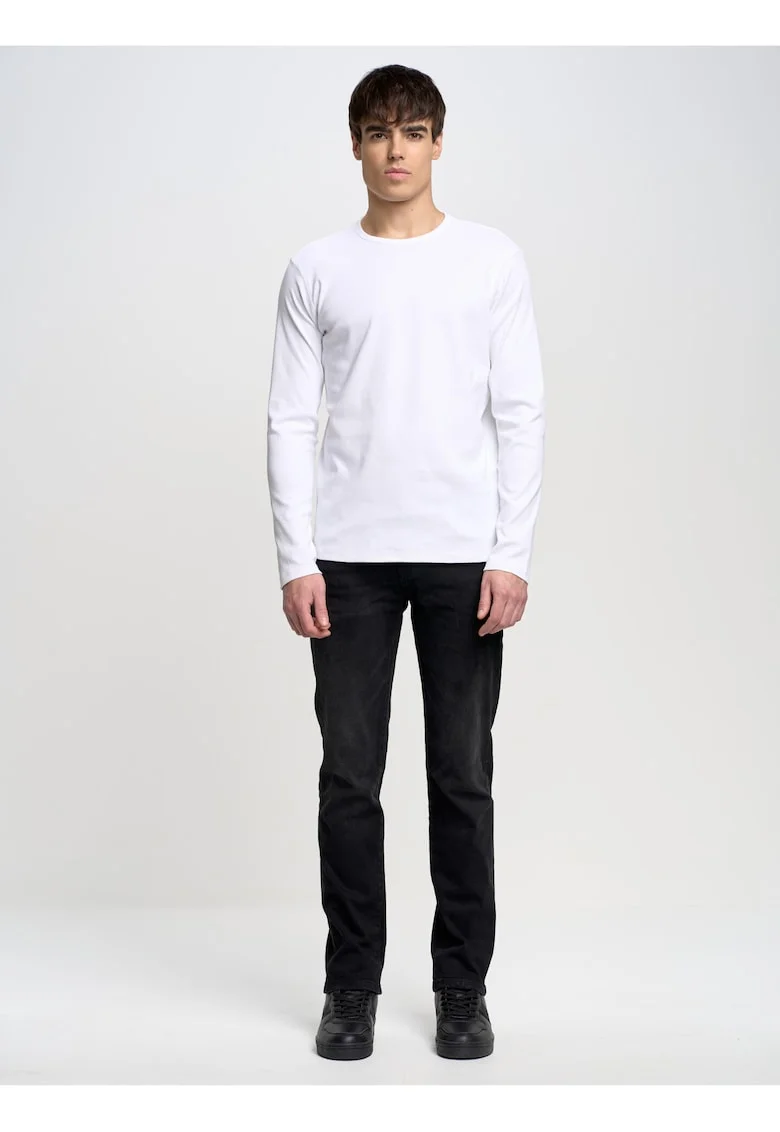 Bluza slim fit din bumbac Classical