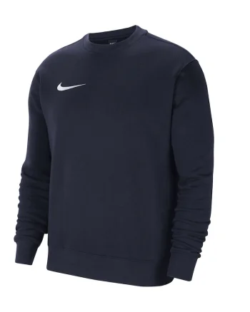 Bluza de trening cu decolteu la baza gatului si monograma, Albastru inchis