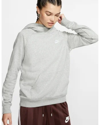 Hanorac cu maneci raglan si buzunar kangaroo Sportswear Essentials, Gri melange