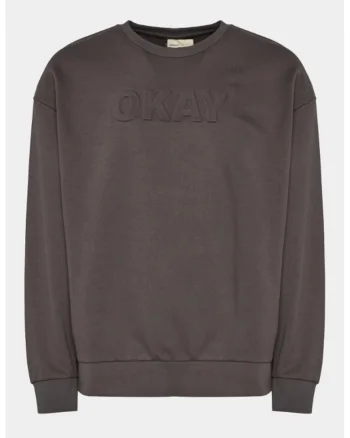 Bluza barbati,  302862344, Bumbac, Gri