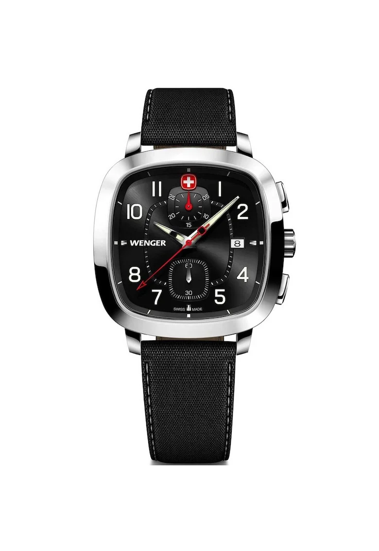 Ceas barbatesc  Quartz, 40mm, 5ATM - 68679, Negru