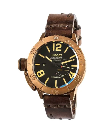Ceas barbatesc  8486, Quartz, 46mm, 30ATM, Maro