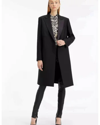 Palton de lana  K20K205117, Negru