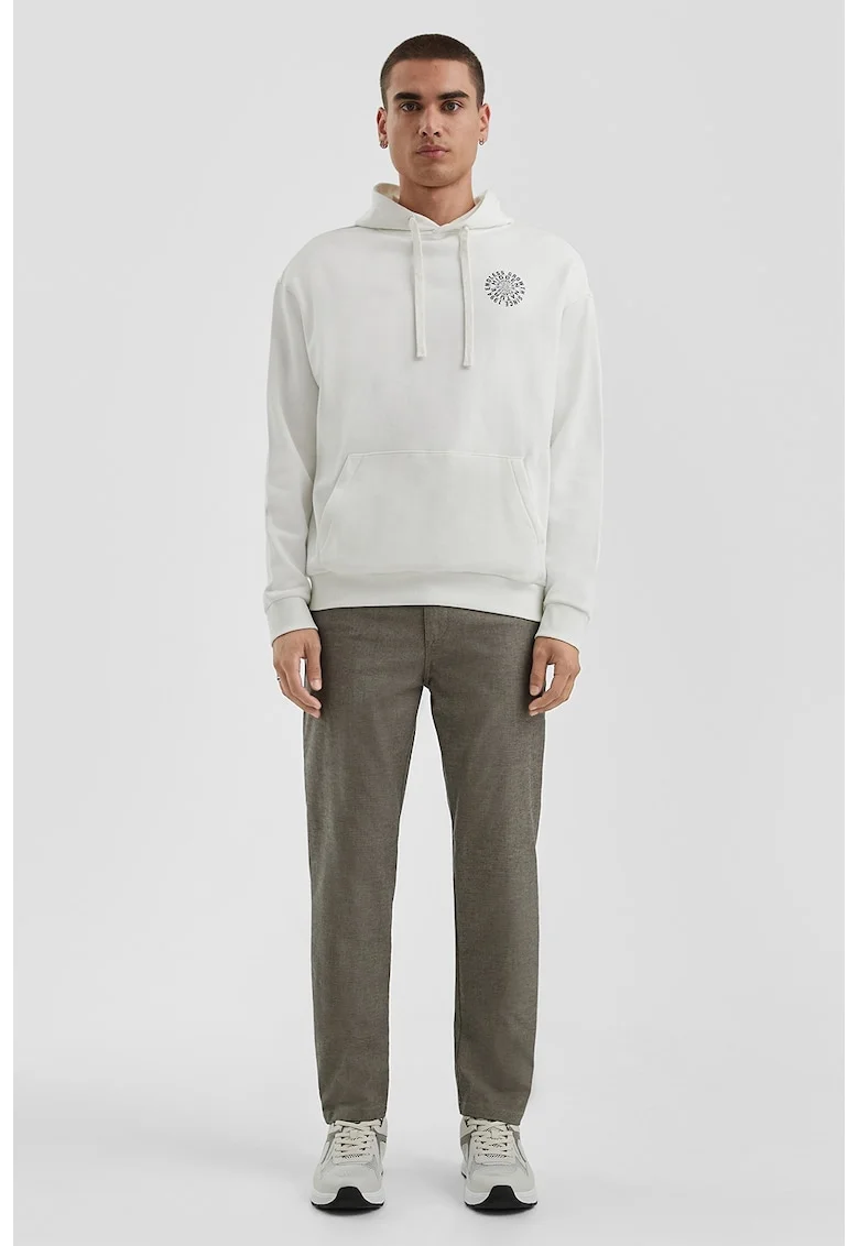 Pantaloni chino slim fit Rick, Verde feriga