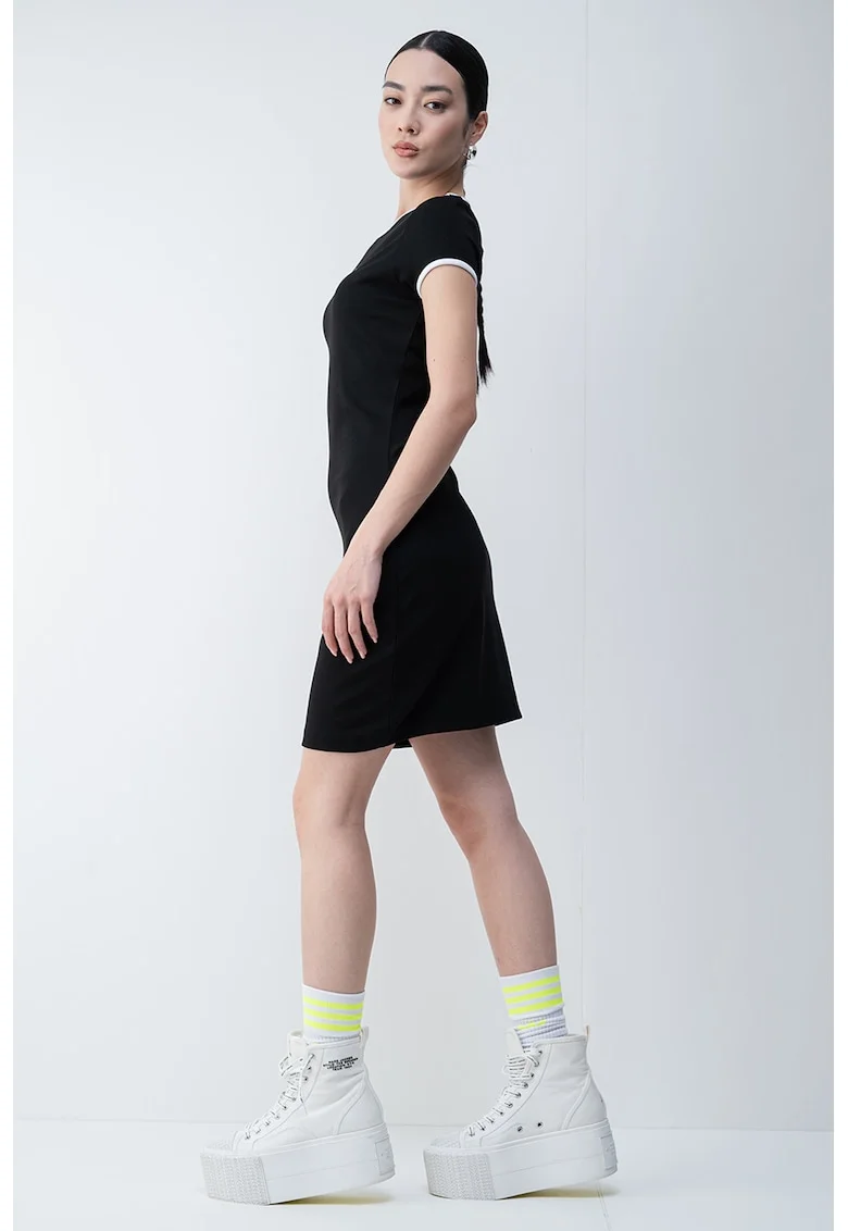 Rochie-tricou mini, Negru