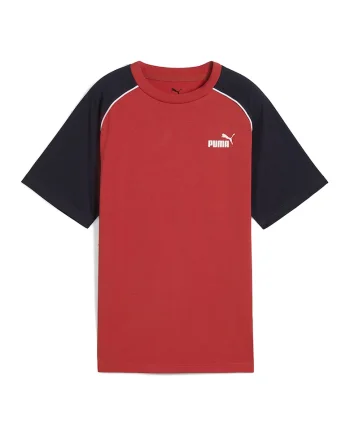 Tricou cu logo, Rosu/Bleumarin