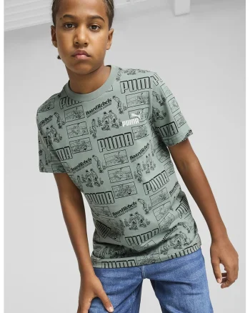 Tricou din bumbac cu imprimeu Mid 90s, Verde inchis/Verde deschis