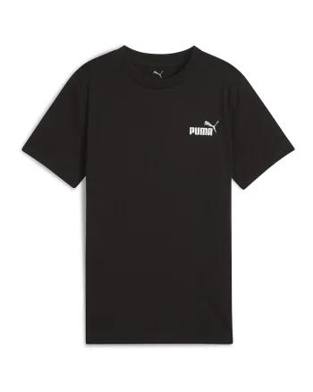 Tricou din bumbac cu logo pe piept, Negru