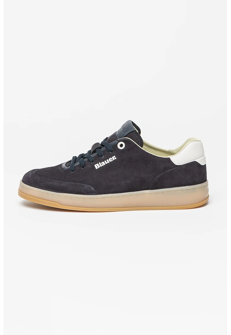 Pantofi sport de piele intoarsa Farrell, Bleumarin
