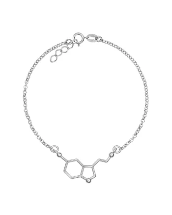Bratara Argint 925 placat cu rodiu si charm, Argintiu