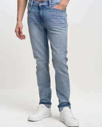 Blugi slim fit cu talie medie Martin 213