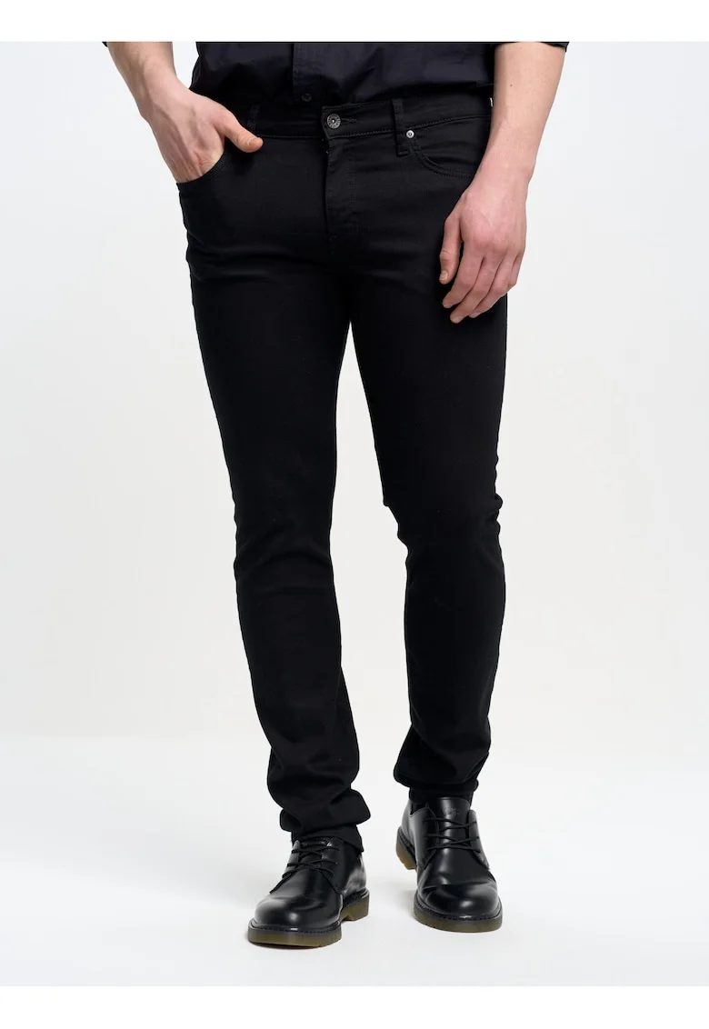 Blugi skinny cu talie medie Jeffray 915