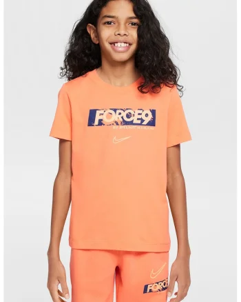 Tricou cu tehnologie Dri-Fit pentru fotbal, Portocaliu