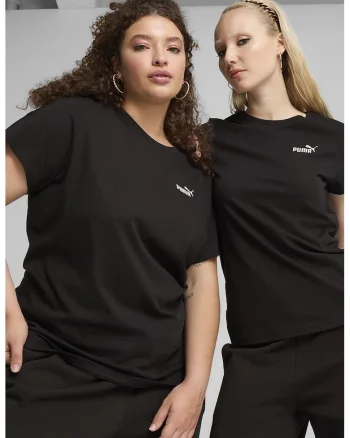 Tricou cu logo, Negru