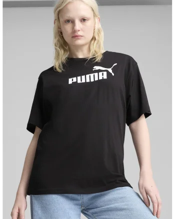 Tricou cu imprimeu logo si maneci cazute, Alb/Negru