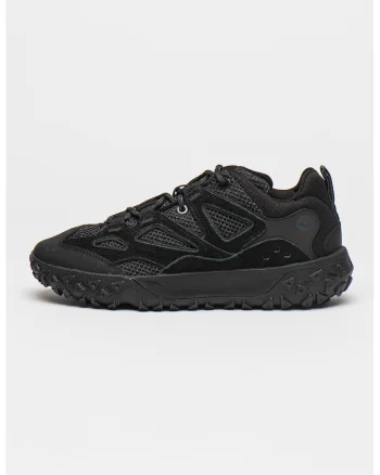 Pantofi sport din piele intoarsa cu insertii din plasa, Negru