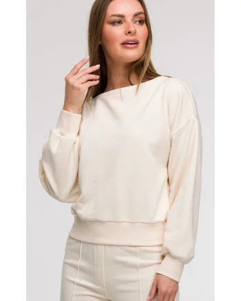 Bluza cu spatele decupat,