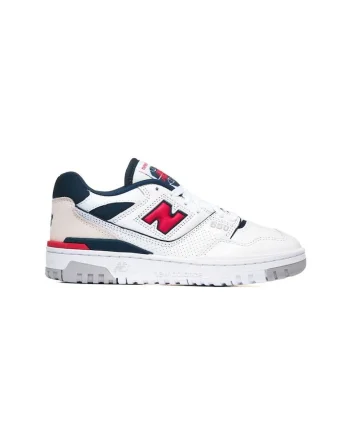 Pantofi barbati BB550ESD,  Piele naturala, Alb